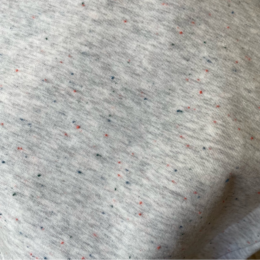 NWT Athleta Balance Wide-Leg Drawstring Light Heather Gray Speckled Pant M - Picture 9 of 9